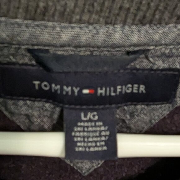 Men's Tommy Hilfiger Sweater, LG, Purple - Picture 4 of 6
